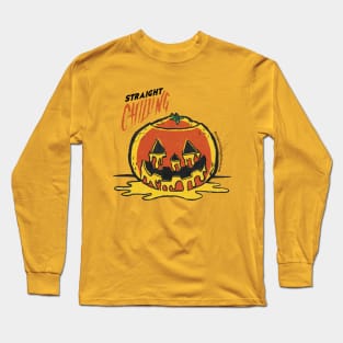 Jack-O-Lantern w/ Extra Pulp (light) Long Sleeve T-Shirt